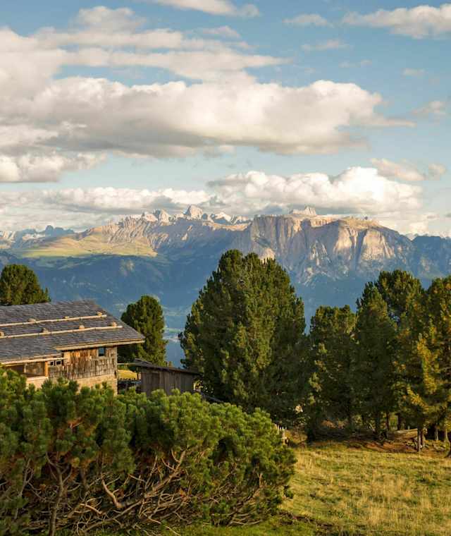 Dolomitenblick auf der Tour zum Rittner Horn